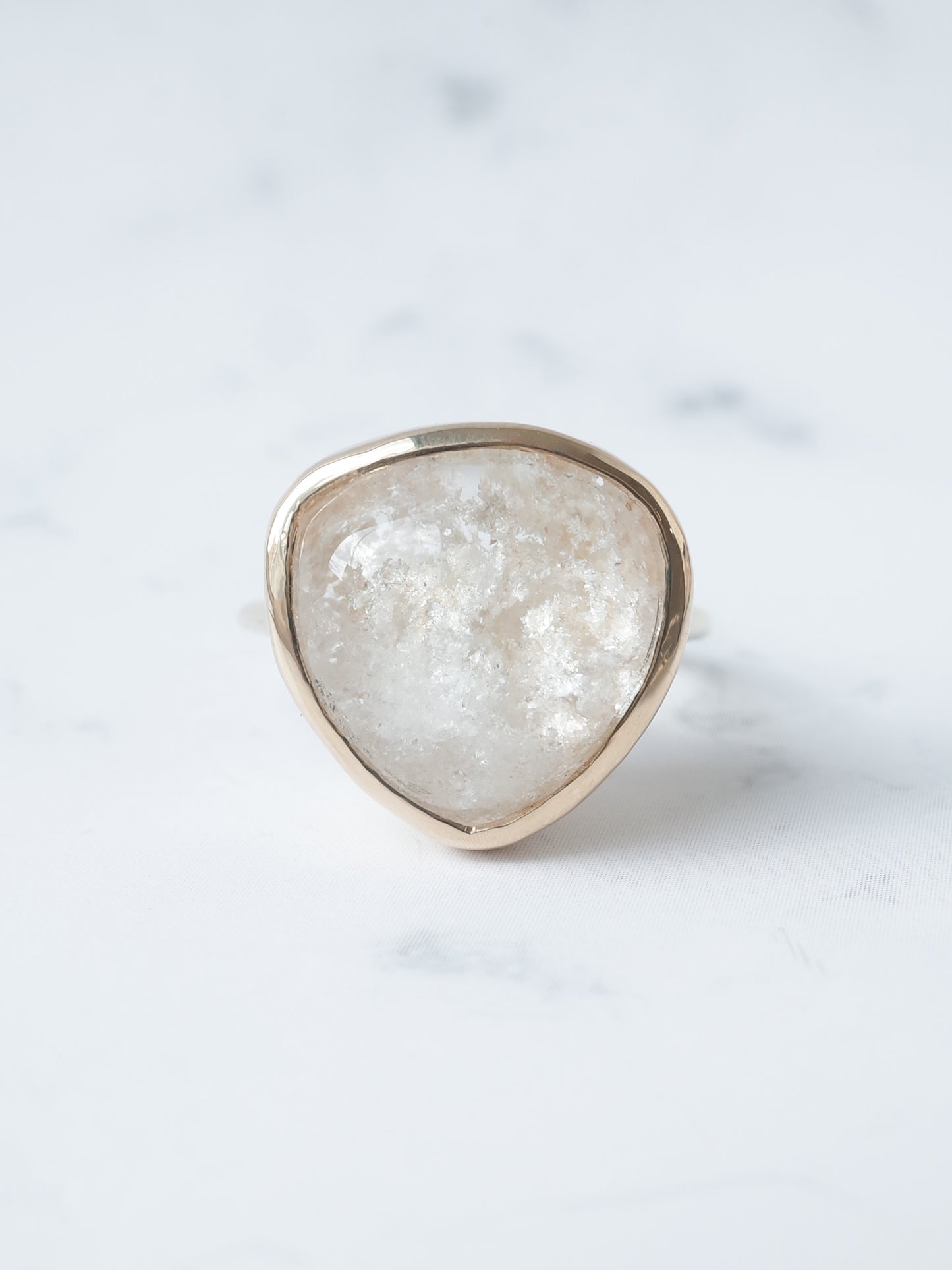 ホワイトガーデンクォーツのリング