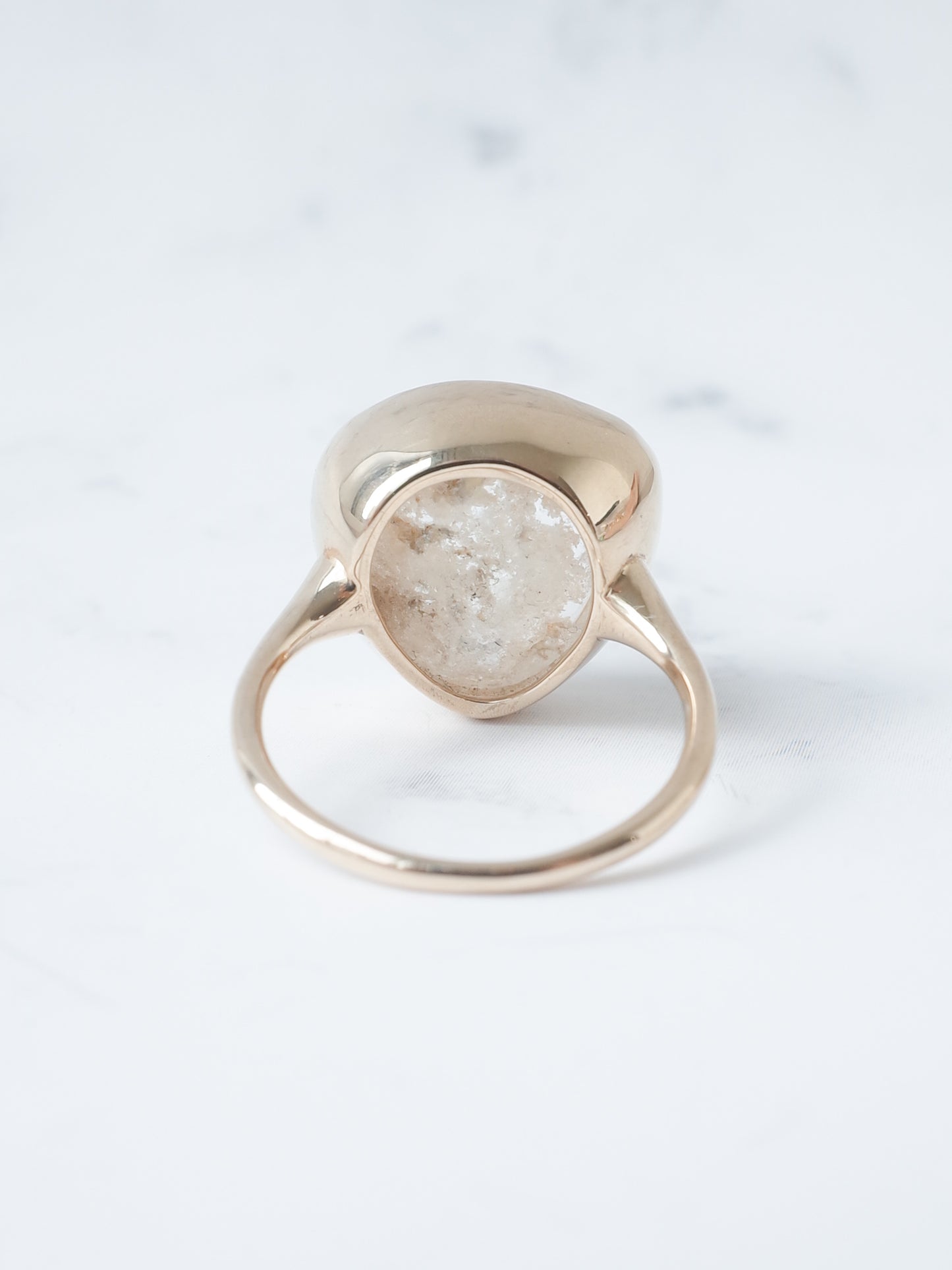 ホワイトガーデンクォーツのリング