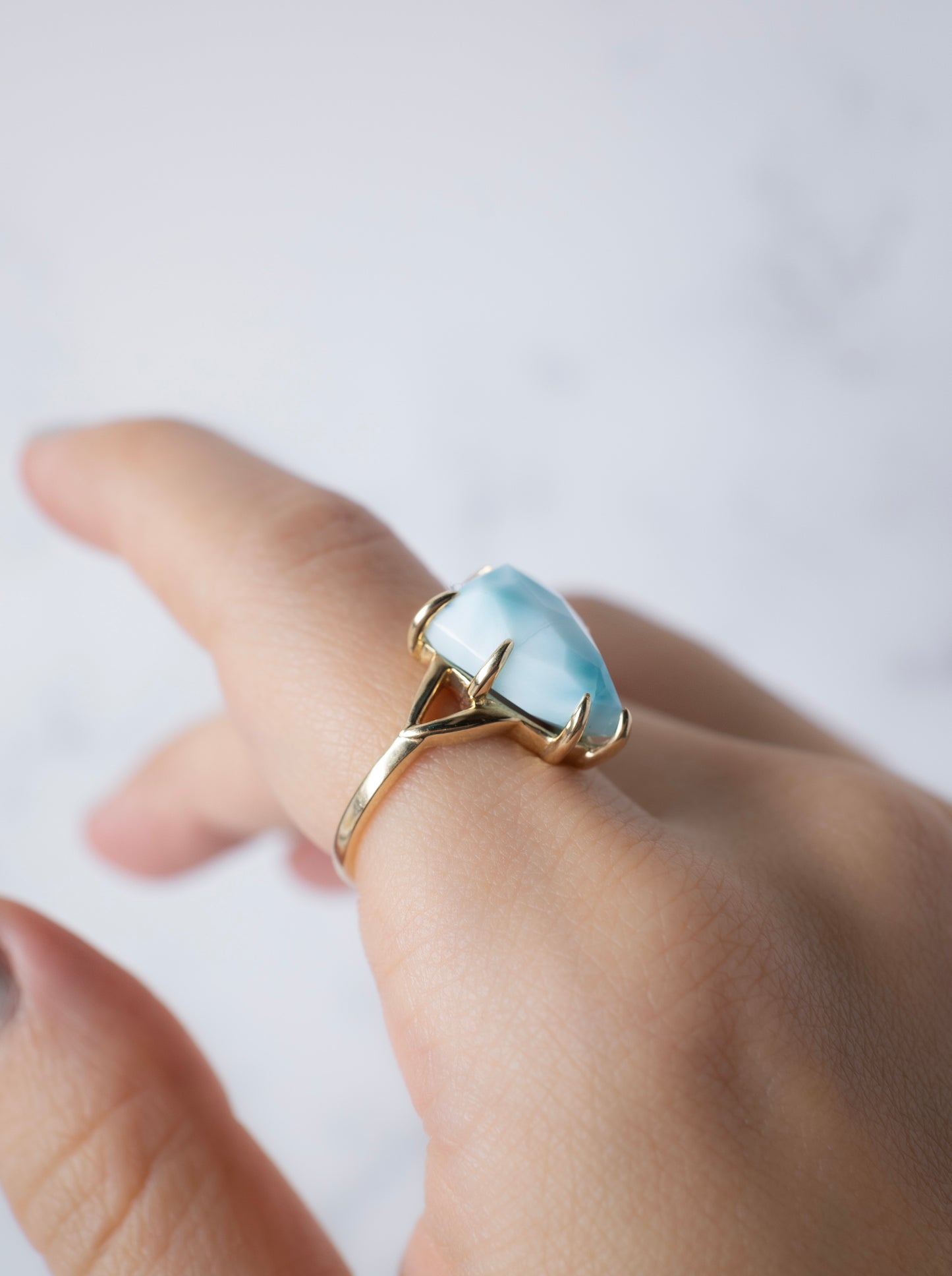 ランダムカットラリマーのリング - 2