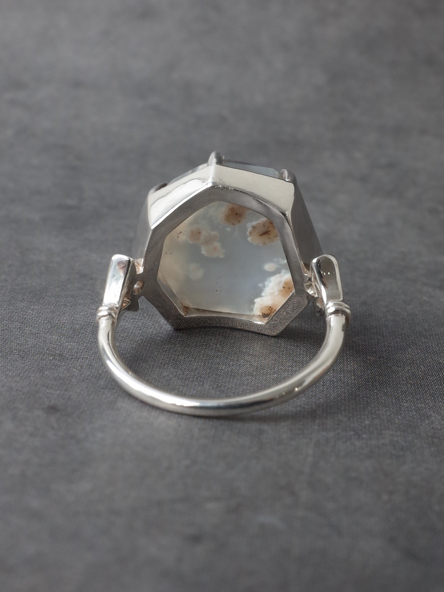 デンドリティックアゲートのリング - 2