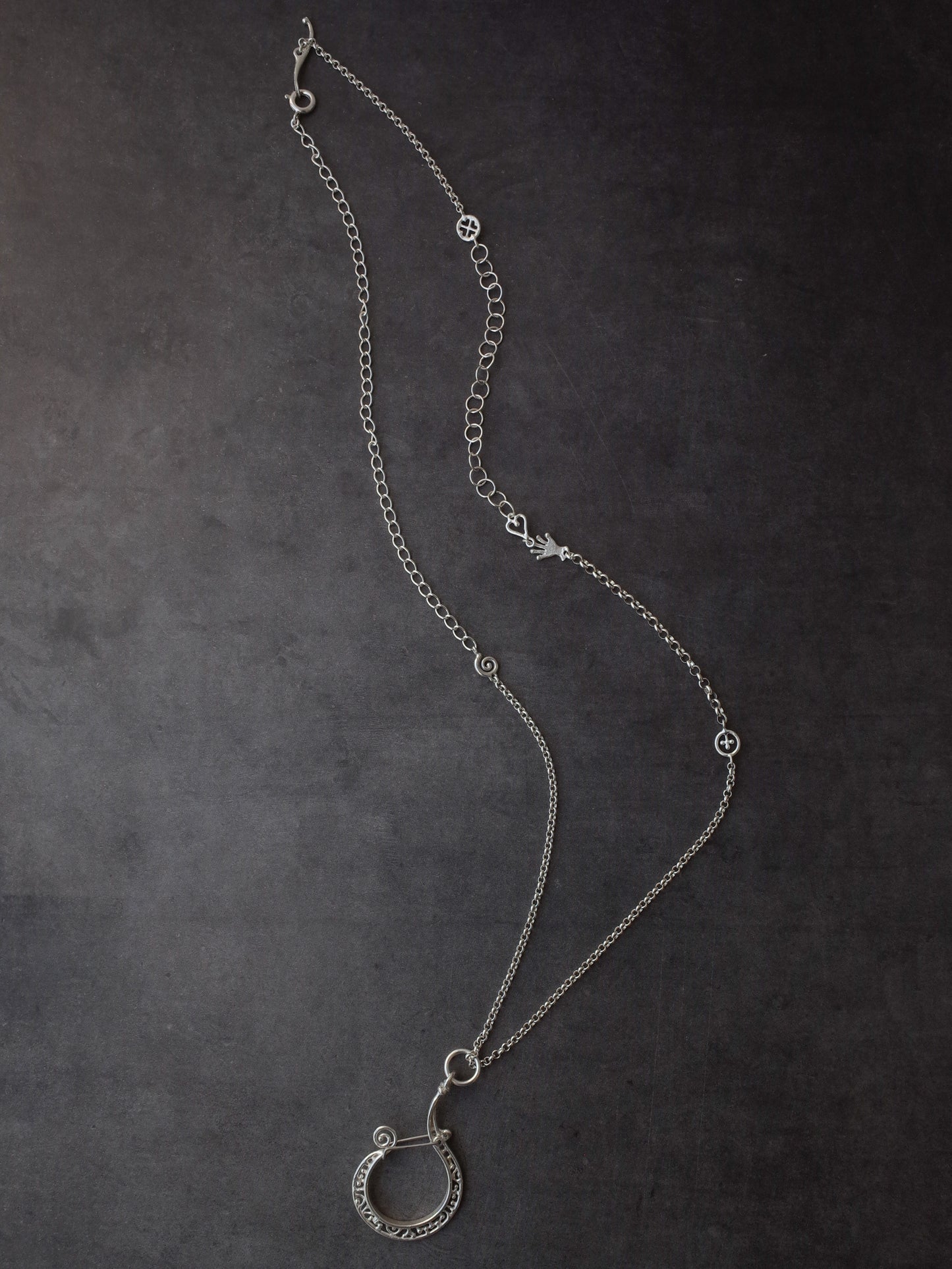 フックチェーンネックレス-4