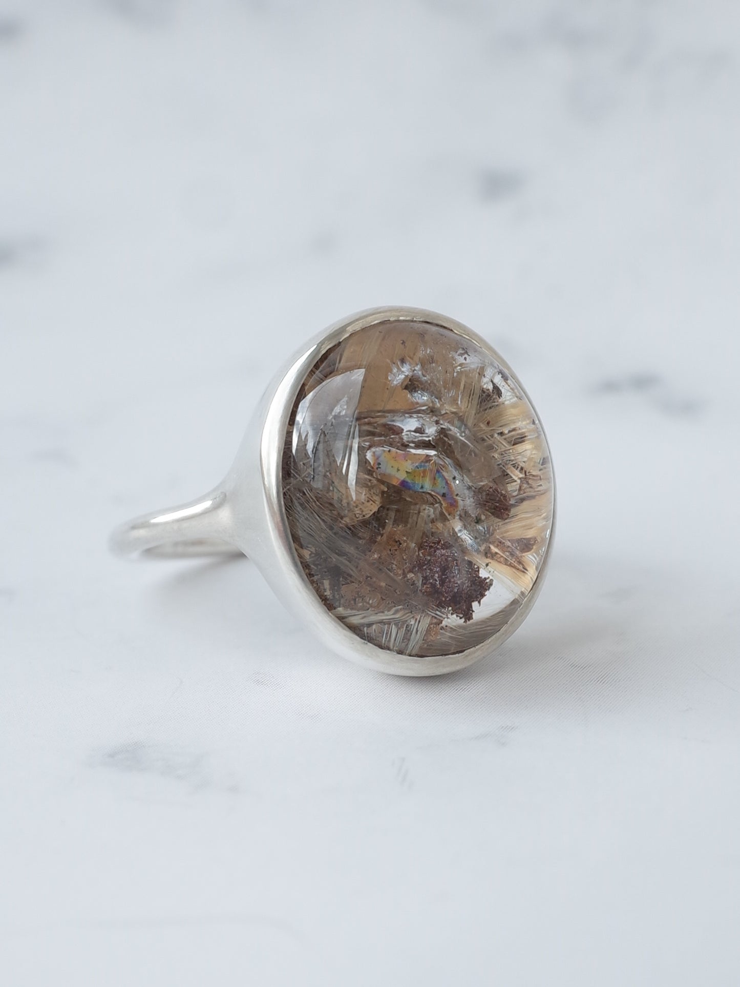 ガーデンルチルクォーツのリング