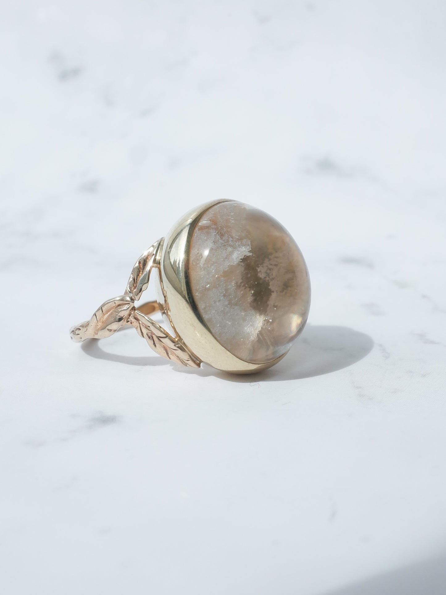 ホワイトガーデンクォーツのリング