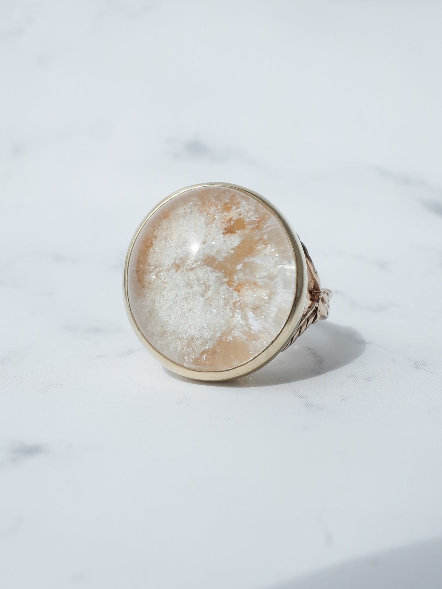 ホワイトガーデンクォーツのリング