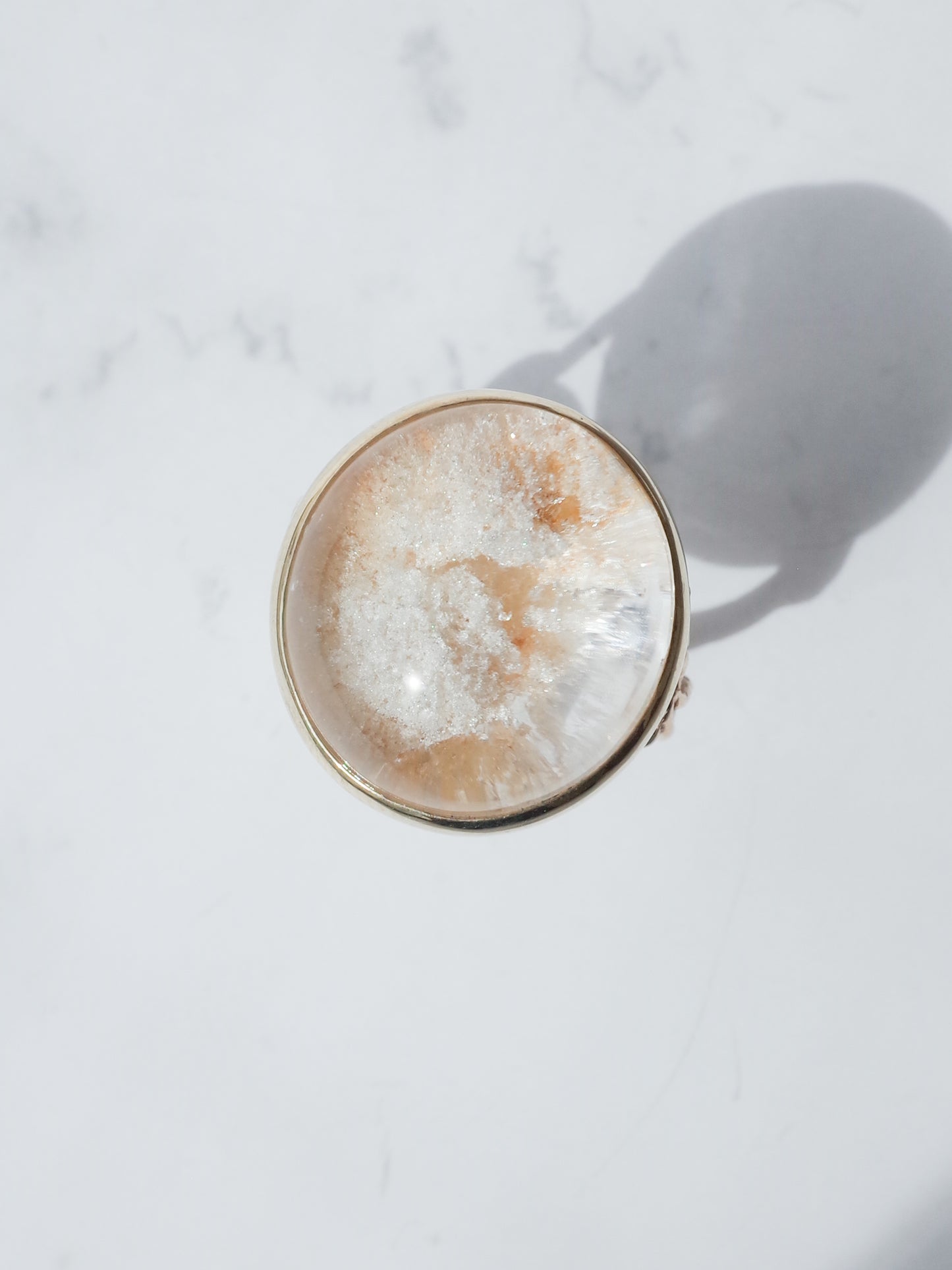 ホワイトガーデンクォーツのリング