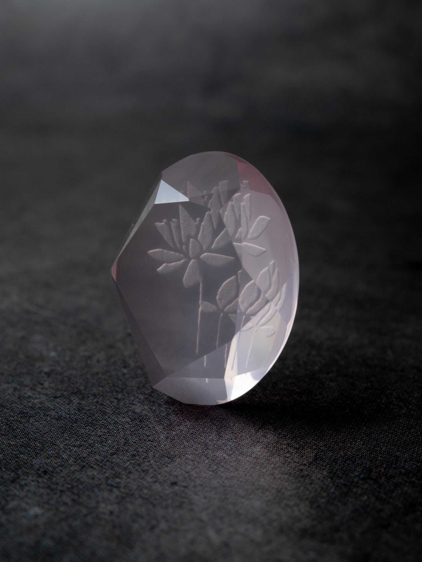 ローズクォーツのルース - mirage 6