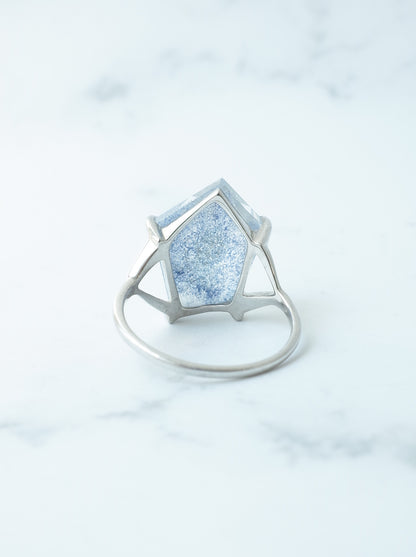 デュモルチェライトインクォーツのリング - 1