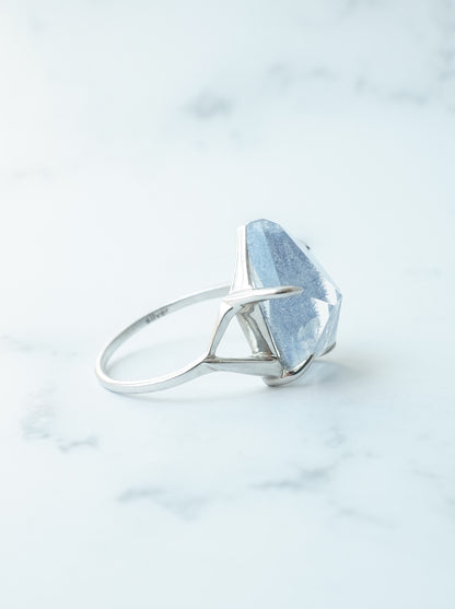 デュモルチェライトインクォーツのリング - 1