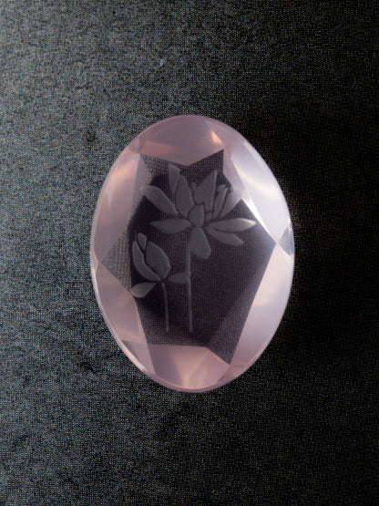 ローズクォーツのルース - mirage 6