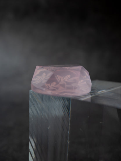 ローズクォーツのルース - mirage 6