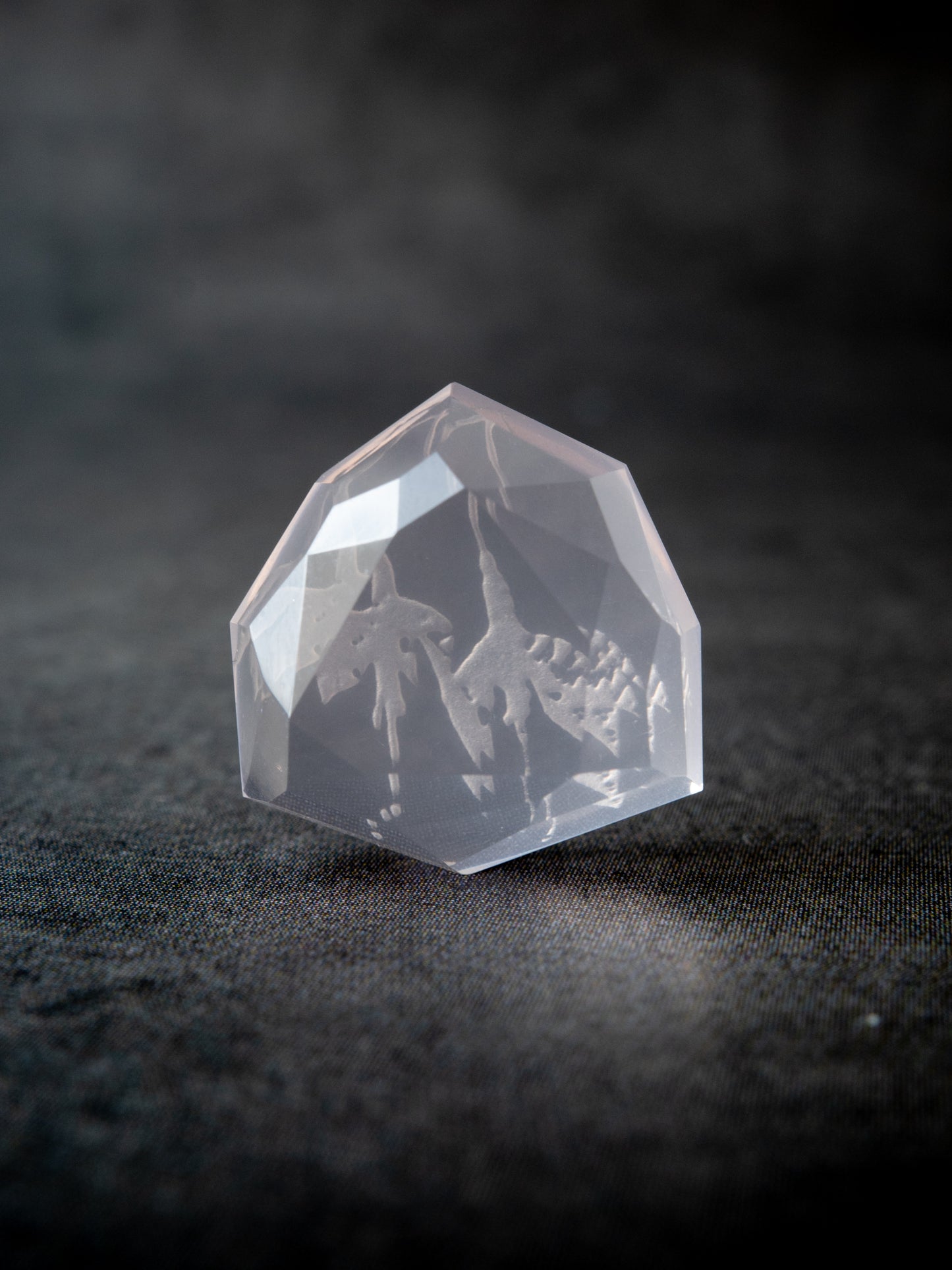 ローズクォーツのルース - mirage 5