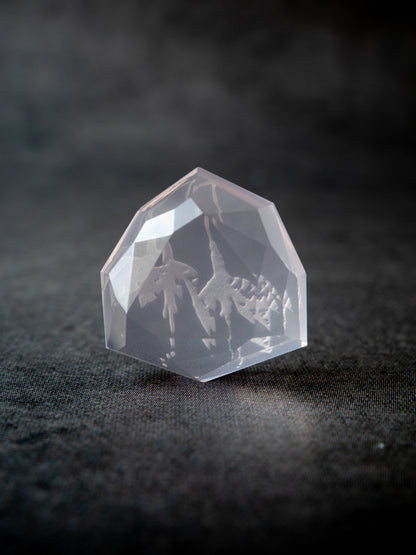 ローズクォーツのルース - mirage 5