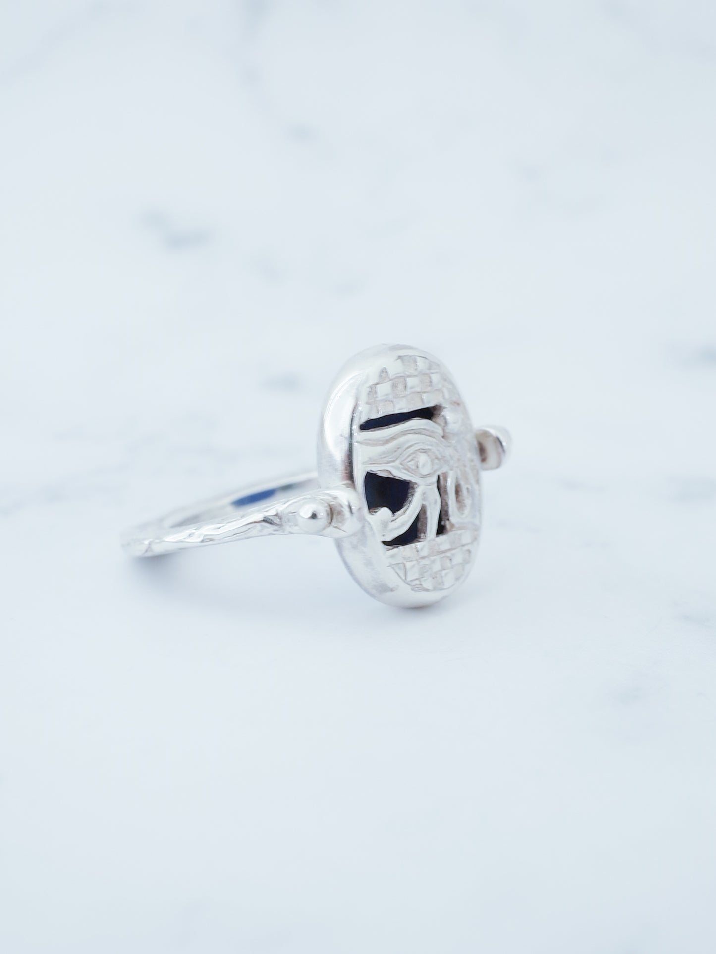 ラピスラズリのリバーシブルリング