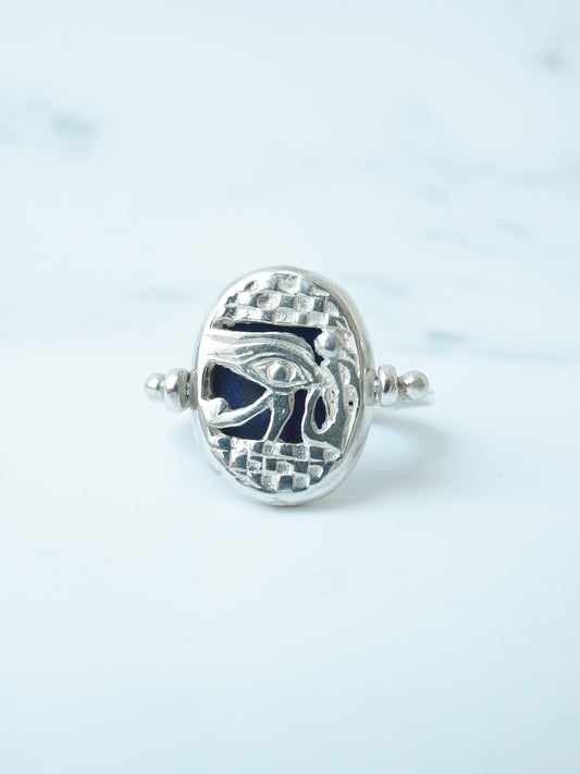 ラピスラズリのリバーシブルリング