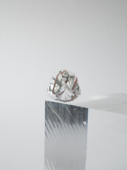 レッドルチルクォーツのルース