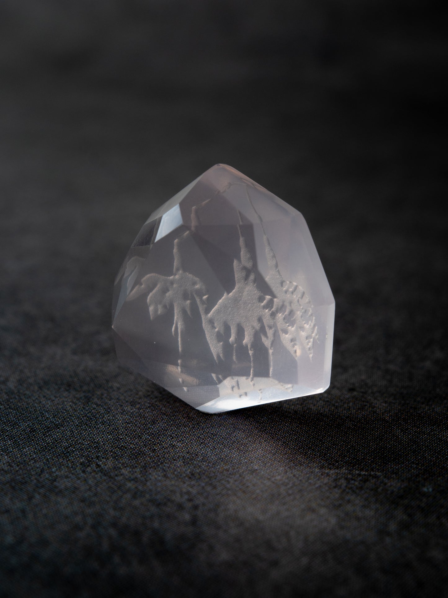 ローズクォーツのルース - mirage 5