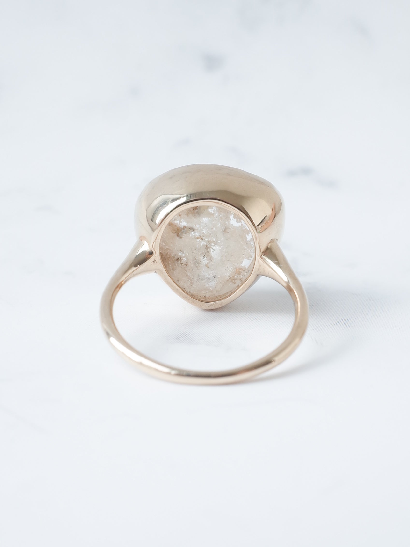 ✰未使用✰ホワイトガーデンクォーツ✰シルバーリング✰フリーサイズ✰ ホワイトガーデンクォーツのリング - 1 – Chevalier