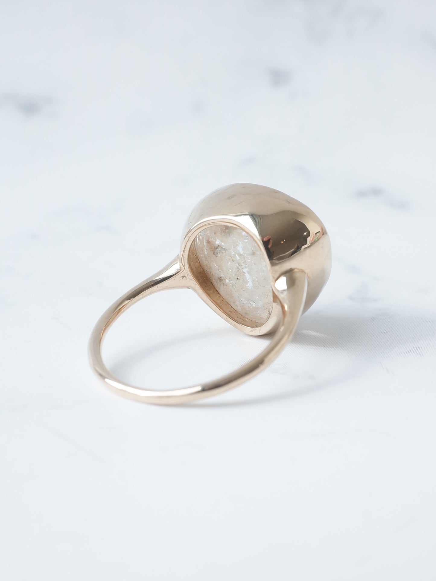 ホワイトガーデンクォーツのリング