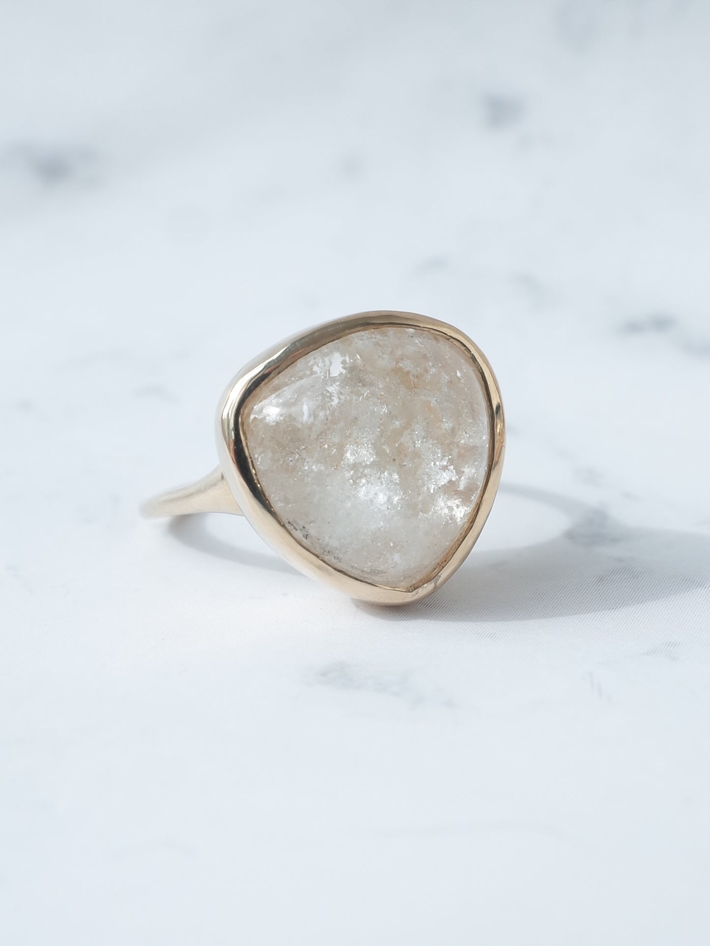 ホワイトガーデンクォーツのリング