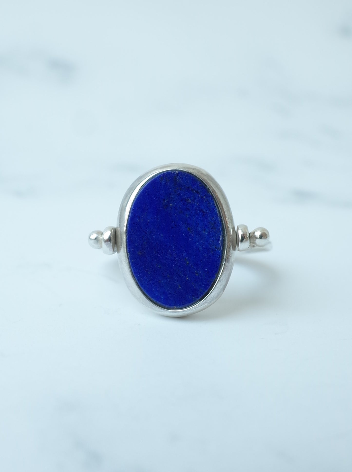 ラピスラズリのリバーシブルリング