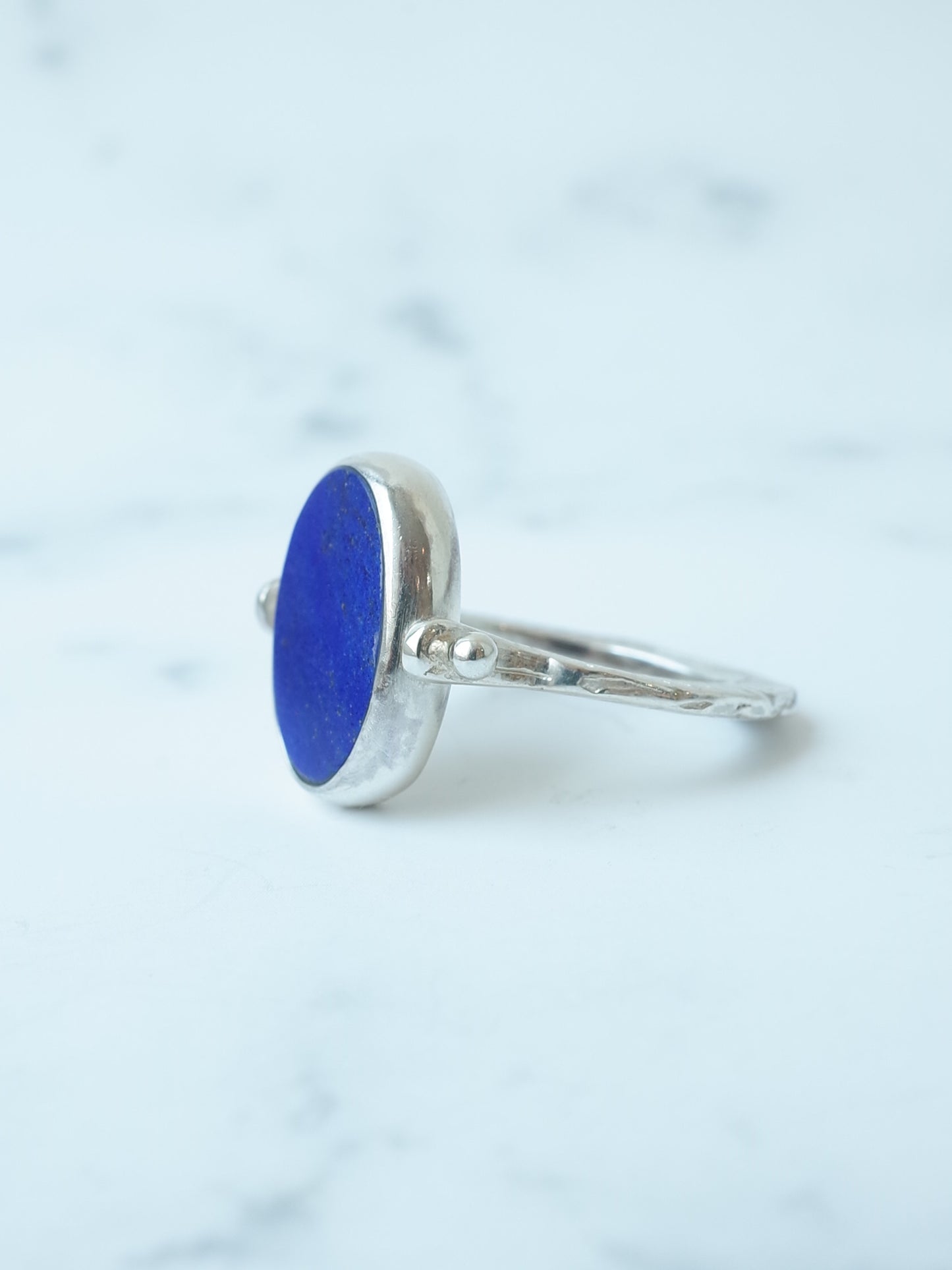 ラピスラズリのリバーシブルリング