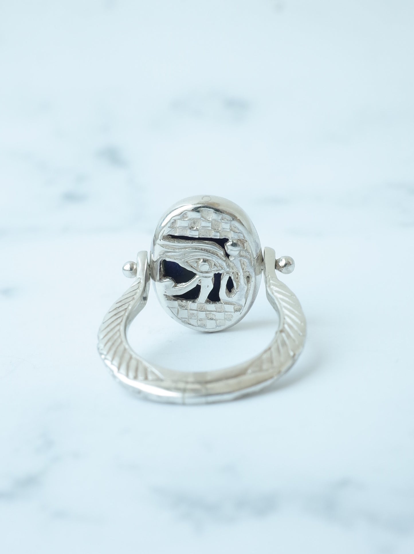 ラピスラズリのリバーシブルリング