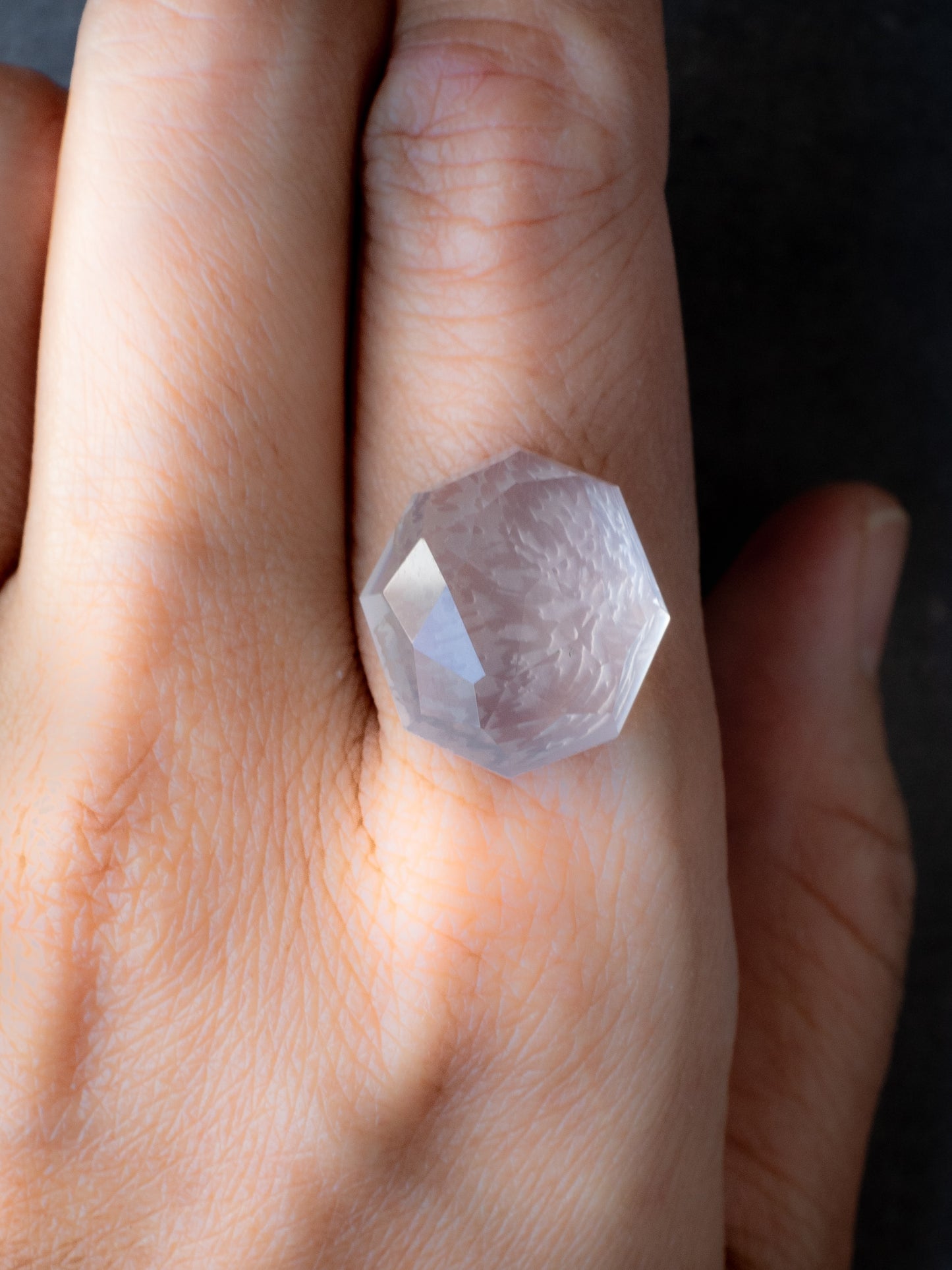 ローズクォーツのルース - mirage 7