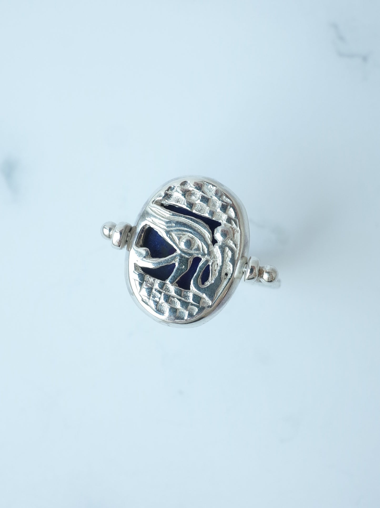 ラピスラズリのリバーシブルリング