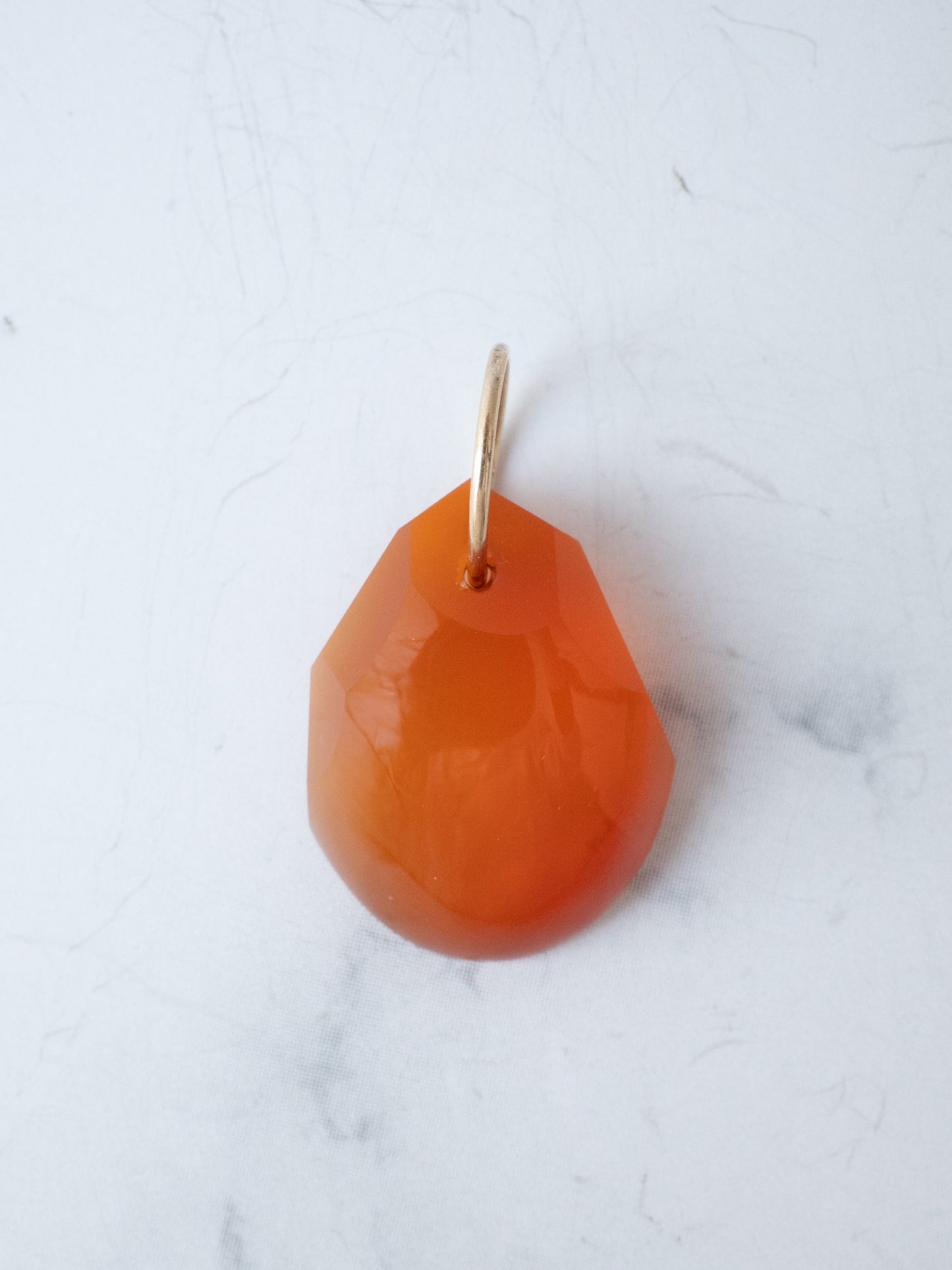 オレンジアゲートのペンダントトップ - 2