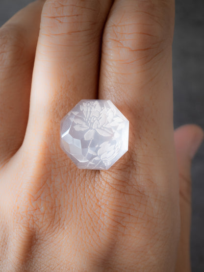 ローズクォーツのルース - mirage 2