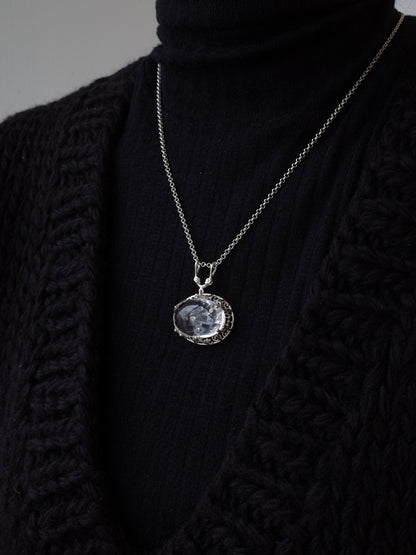 ネガティブクリスタルインクォーツのペンダント - 3