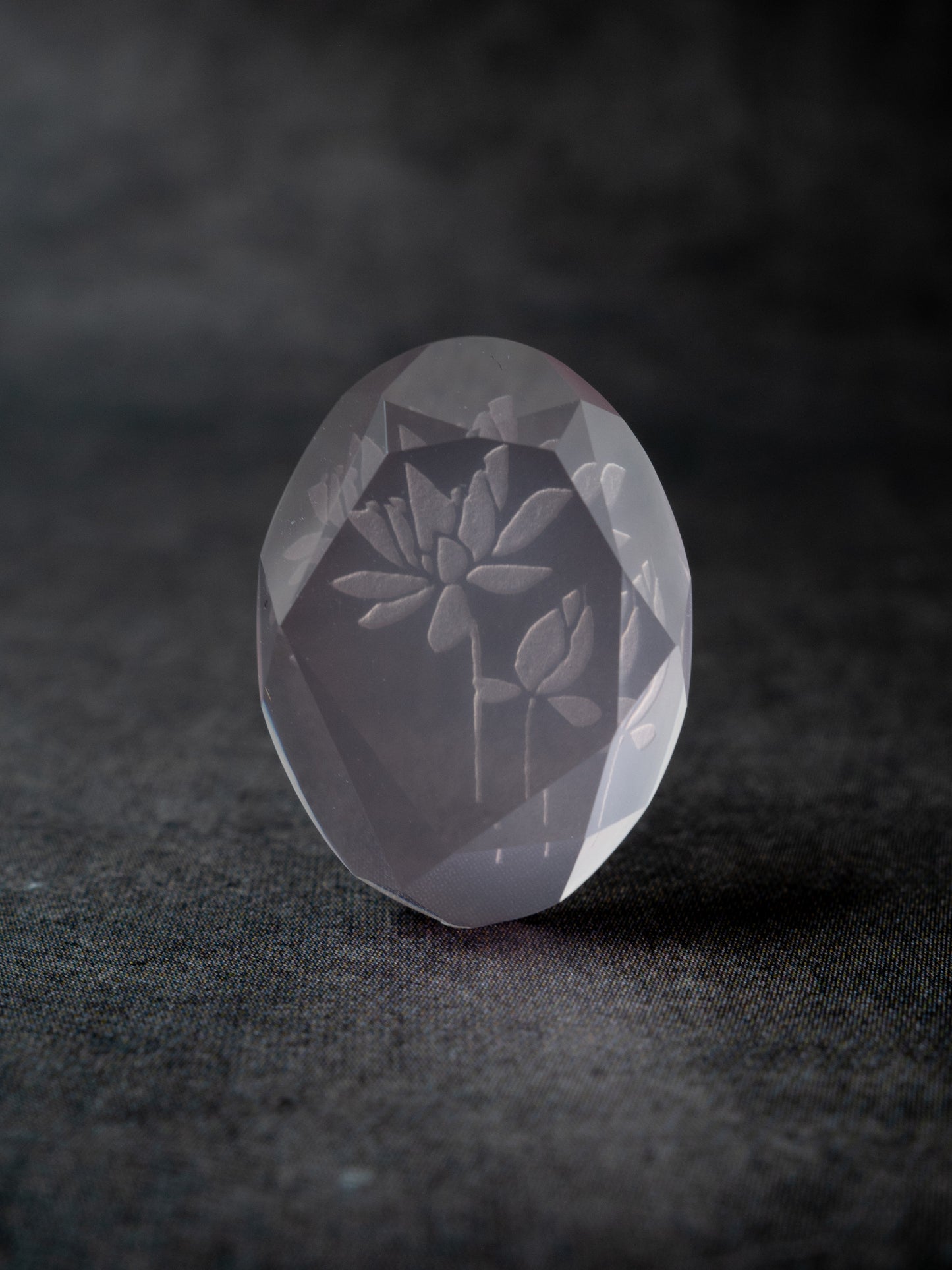 ローズクォーツのルース - mirage 6