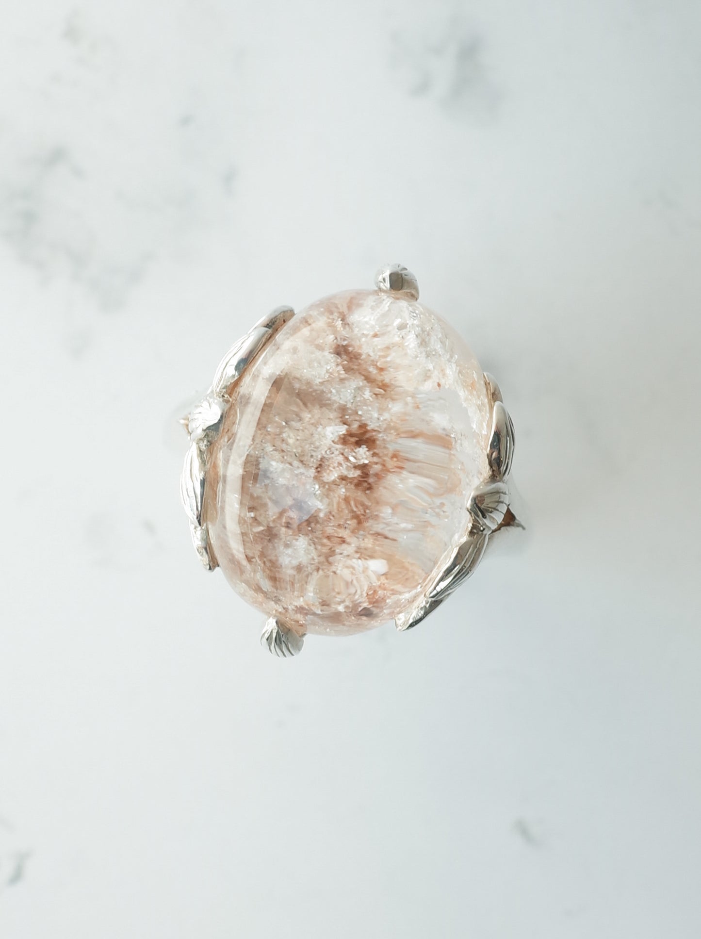 ガーデンクォーツのロータスリング - 6　