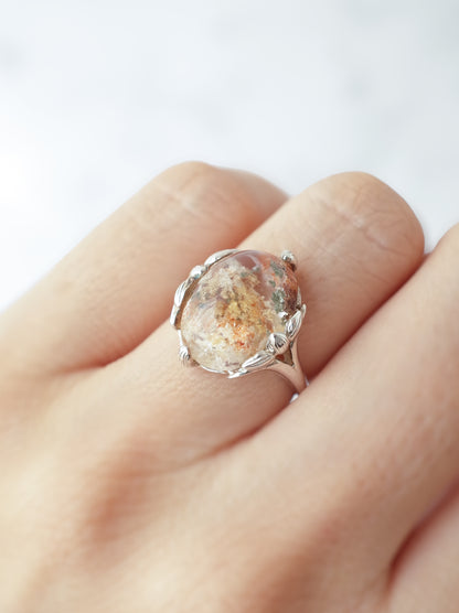 ガーデンクォーツのロータスリング - 1