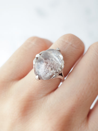 ガーデンクォーツのロータスリング - 5　