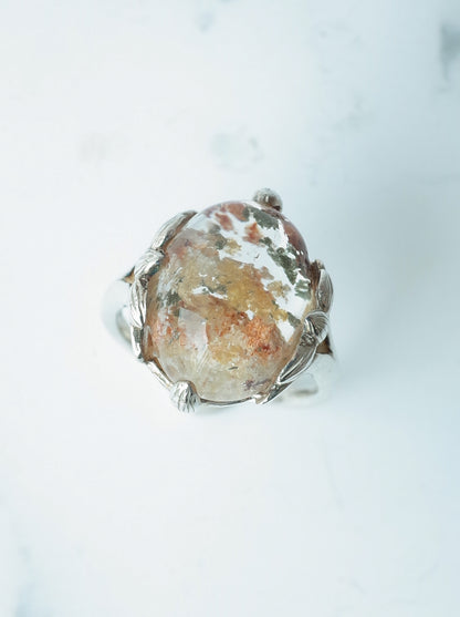 ガーデンクォーツのロータスリング - 1