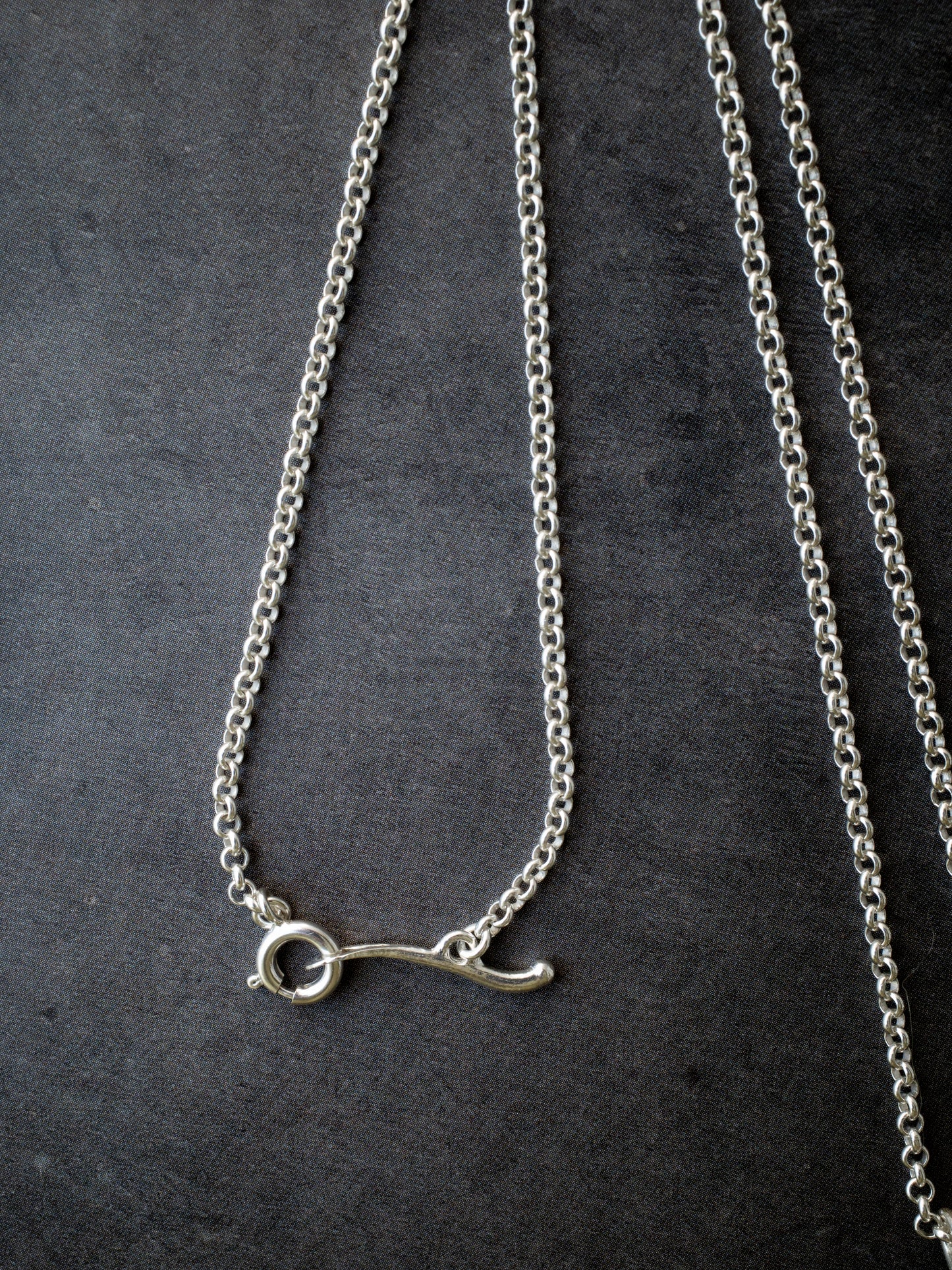 ファントムクォーツのシルバーペンダント・ピンク