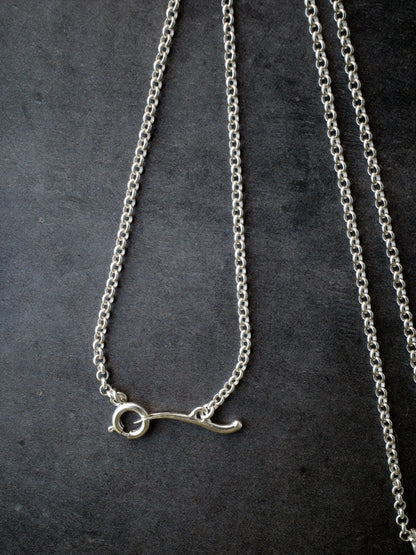 ファントムクォーツのシルバーペンダント・ピンク