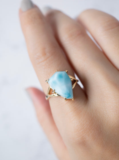 ランダムカットラリマーのリング - 2