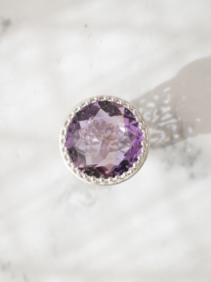ラベンダーアメシストのリング