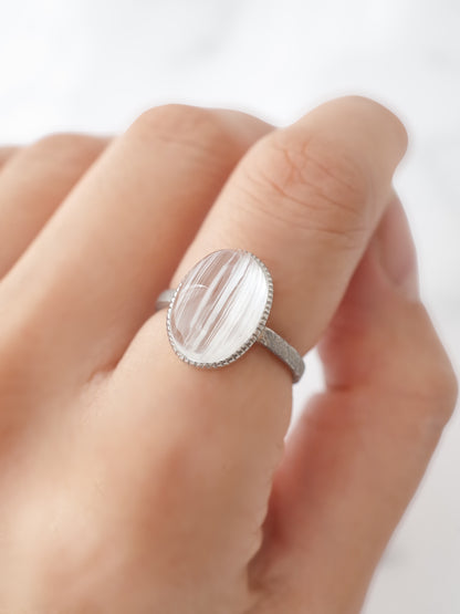 キャッツアイトパーズのリング  - 2　