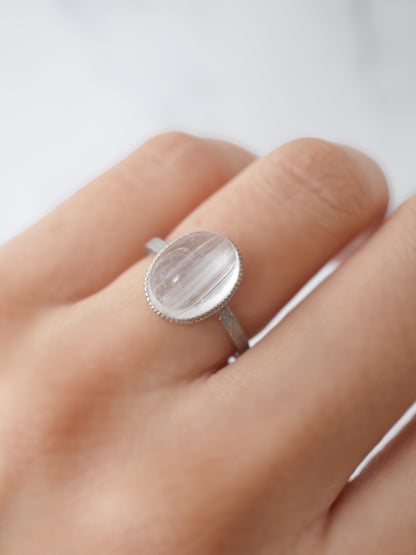 キャッツアイトパーズのリング  - 1　