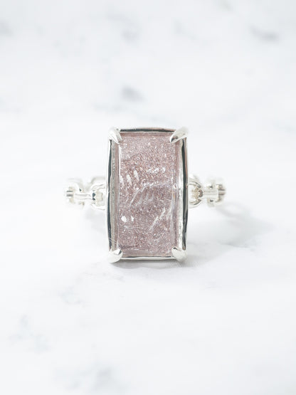 貫入ガーデンクォーツのリング