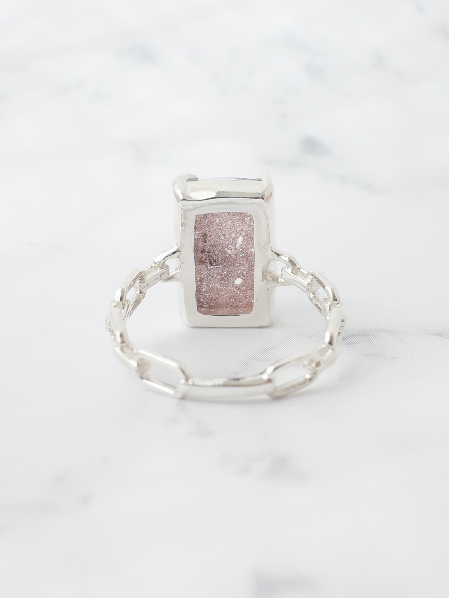 貫入ガーデンクォーツのリング