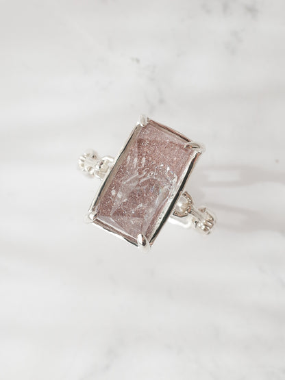 貫入ガーデンクォーツのリング