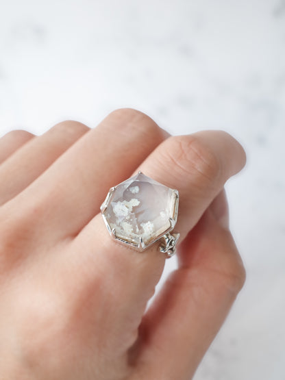 デンドリティックアゲートのリング - 2