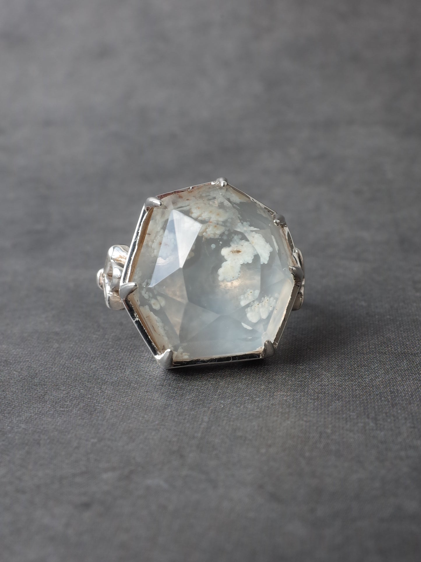 デンドリティックアゲートのリング - 2