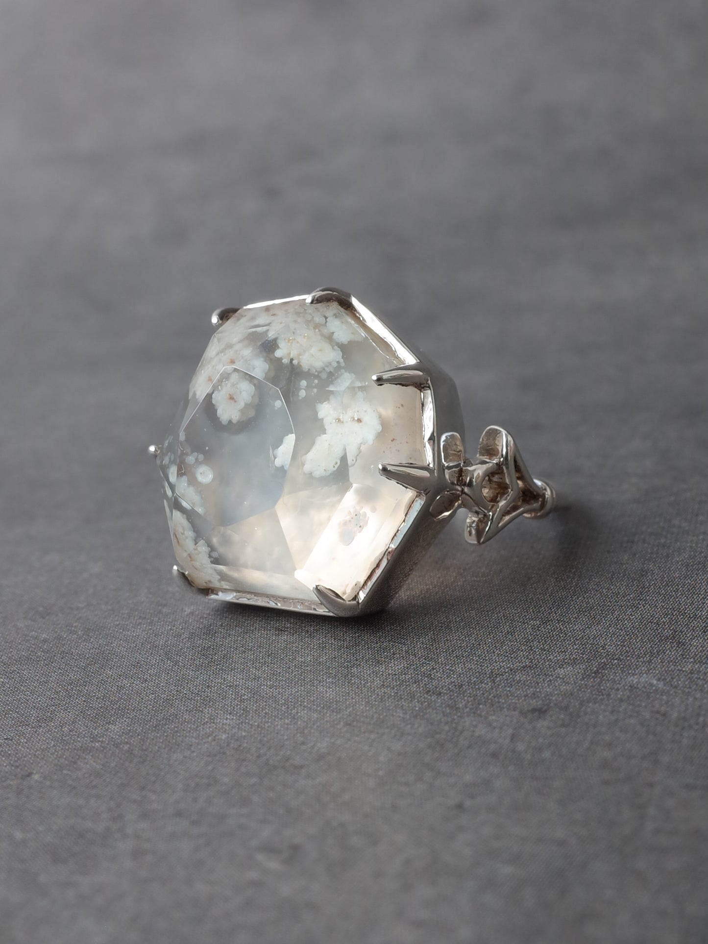 デンドリティックアゲートのリング - 2