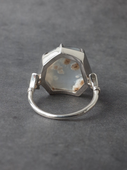 デンドリティックアゲートのリング - 2