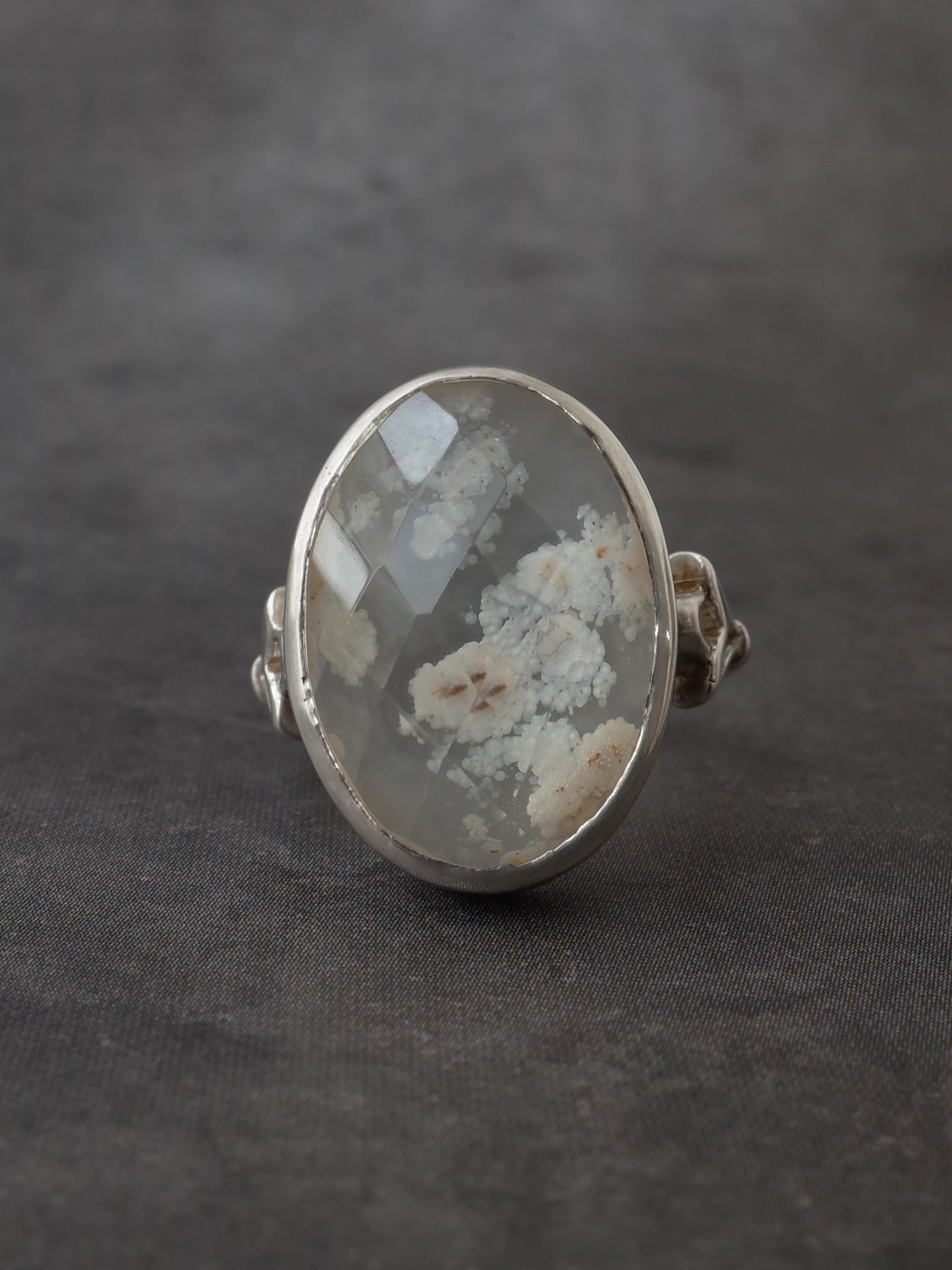 デンドリティックアゲートのリング - 1